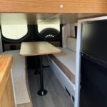 sofas with table transformer to a bed in mercedes benz sprinter