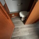 42 ft RV remodel new toilet and flooring