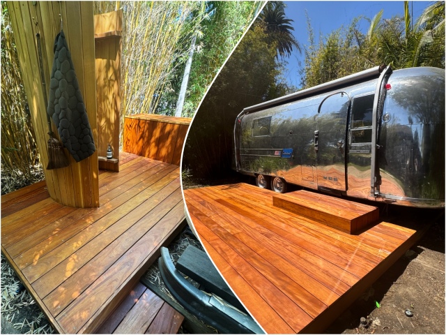 Airstream Deck Build