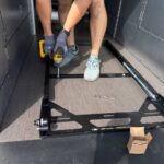 Ford transit back slide installation-1