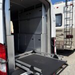 Ford transit back slide installation 7