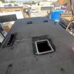 before water damage RV roof repair