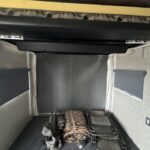 process of roller shades renewal in trailer