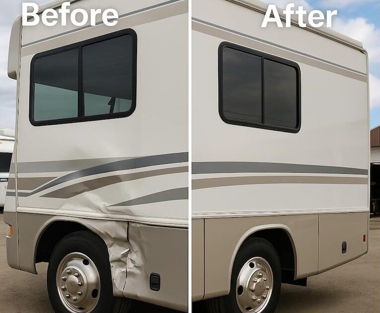 RV Collision Repair - From Minor Dents to Full Body Restoration