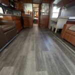 vinyl flooring 42 ft Fleetwood RV remodel