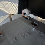 water damage RV roof repair 1