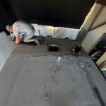 water damage RV roof repair 2