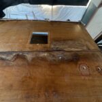 water damage RV roof repair 3
