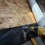 water-damaged plywood replacement in slide-out