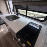 Thor Four Winds Class C RV Remodel New stove and countertop