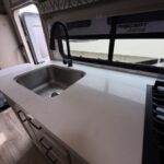 Thor Four Winds Class C RV Remodel Quartz countertops