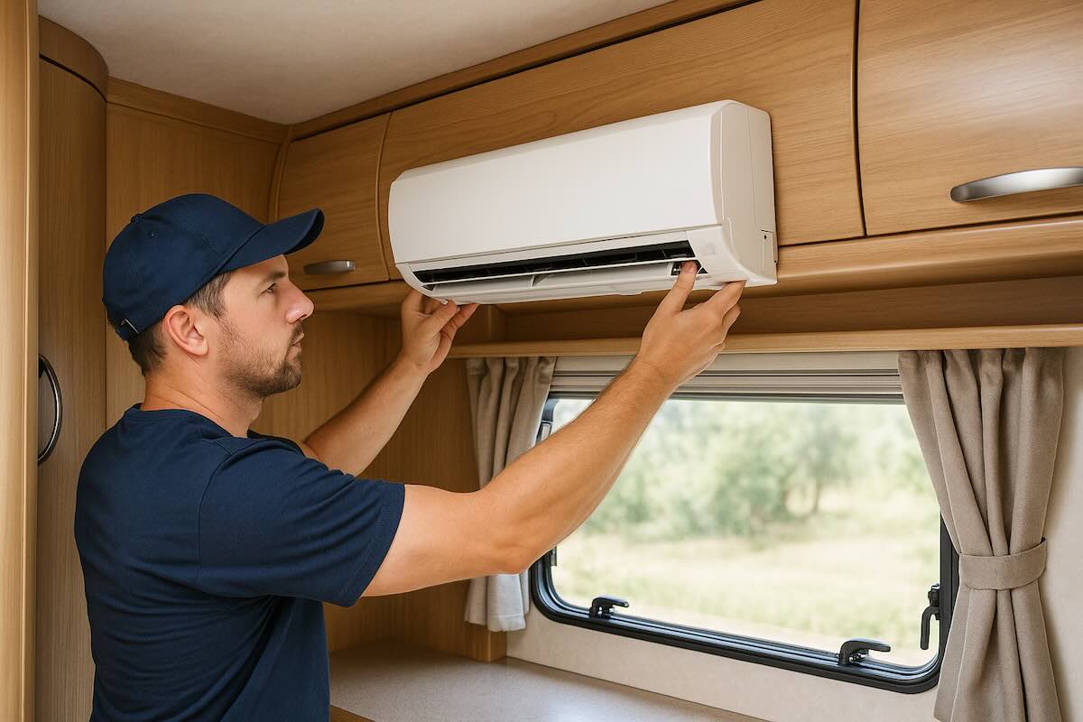 How to install a mini split in a rv? - RV Repair by Custom way in ...