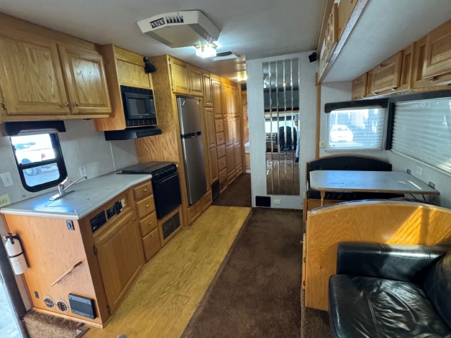 37-ft RV Interior Remodel before and after photo