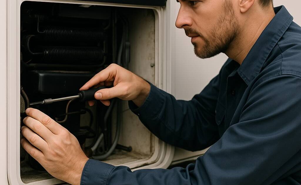 How does a fridge in an rv work?