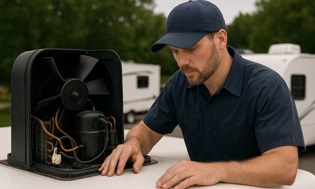 Why is my rv ac so loud?