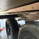 floor replacement after water damage in travel trailer 6