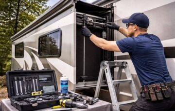 How to adjust slide out on a motorhome correctly