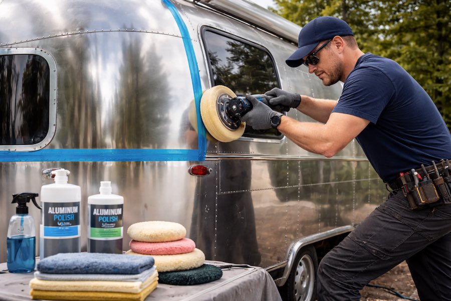 How to polish an Airstream camper?