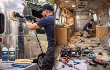 How to refurbish an Airstream trailer?