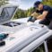 Installing roof vent in a camper van