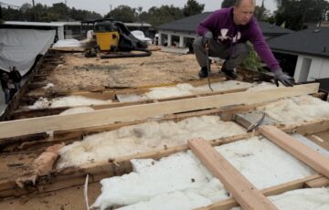 40 ft Trailer Roof Restoration After Water Damage Custom Way rv repair shop
