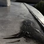 Water damage roof trailer 40 ft