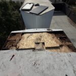 Water damaged roof trailer 40 ft