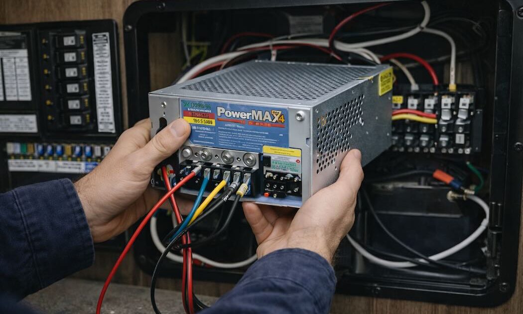 How to replace rv converter?