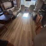 Vinyl Plank Flooring in RV with Slide Out