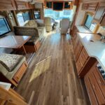 Vinyl Plank Flooring in RV with Slide Out