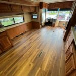 Vinyl Plank Flooring in RV with Slide Out