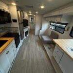 Vinyl Plank Flooring in RV with Slide Out