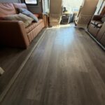 Vinyl Plank Flooring in RV with Slide Out