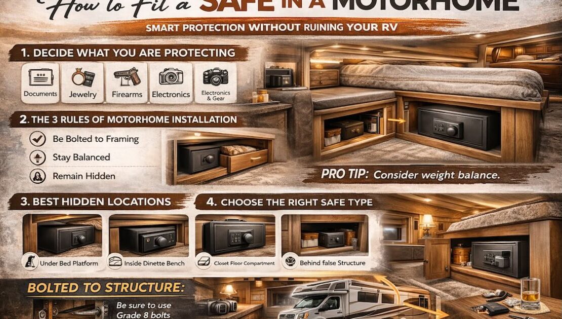 How to Fit a Safe in a Motorhome