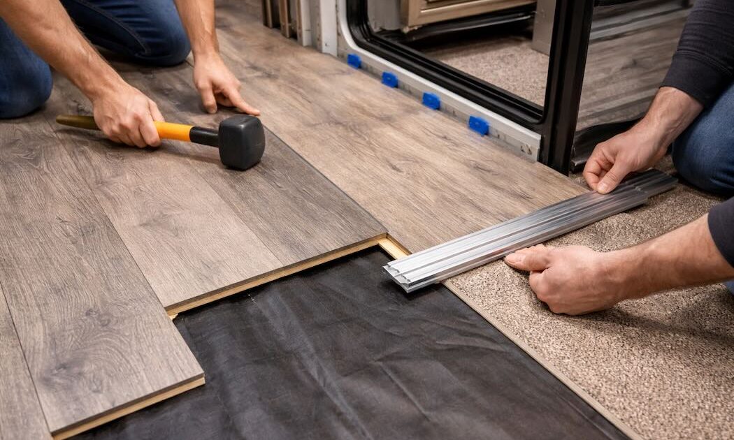 How to Install Laminate Flooring in an RV With Slide Outs?