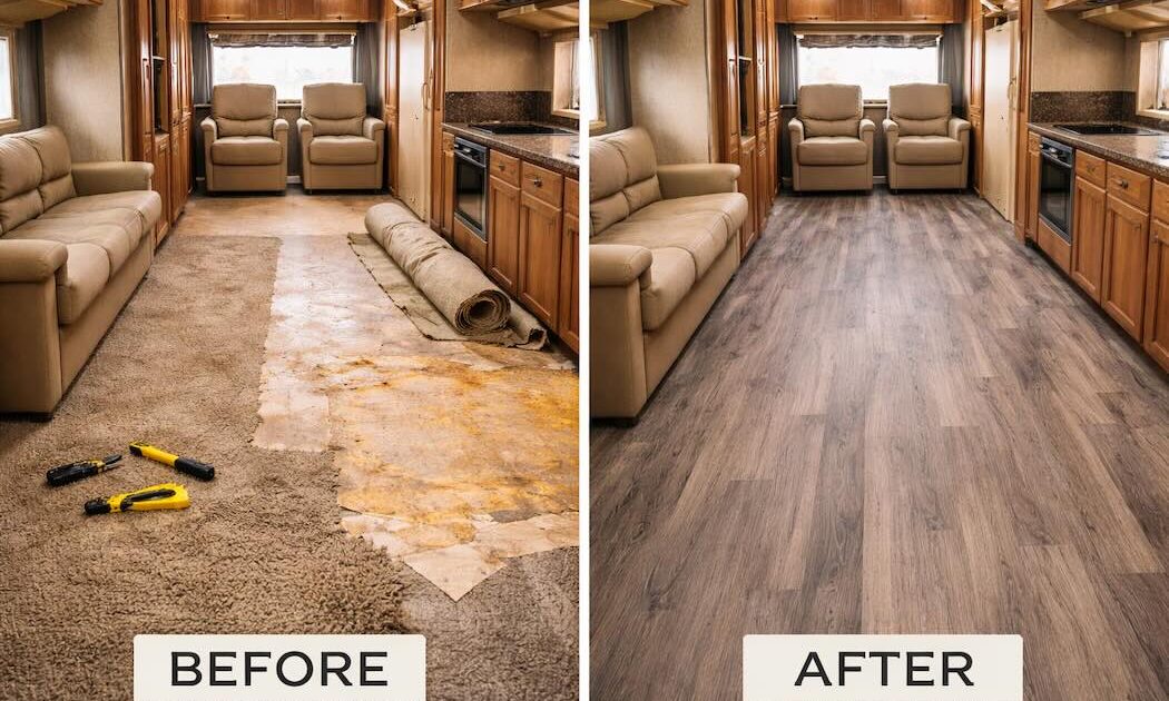 rv floor replace