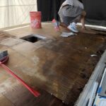 Class C Motorhome Over Cab and Roof Repair