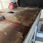 Class C Motorhome Over Cab and Roof Repair