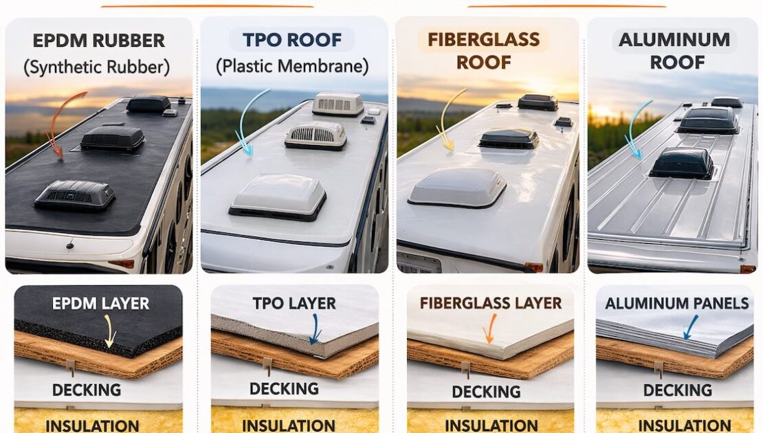 What Are Motorhome Roofs Made Of?