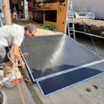 Anti-Slip Rubber Back Load Door Installation
