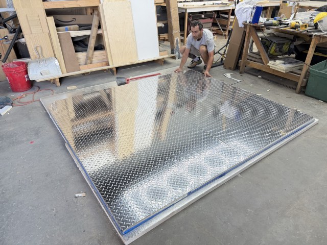 Custom Way rv rear ramp door build