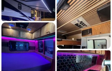 LED Lights in Camper Interior
