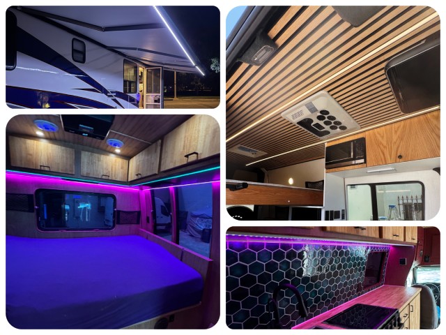 LED Lights in Camper Interior