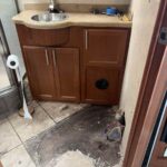 before Class A RV Interior Remodel