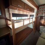custom bunk bed for kids in Class A RV Interior Remodel 5