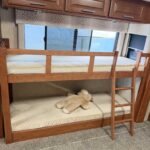 custom bunk bed for kids in Class A RV Interior Remodel 5