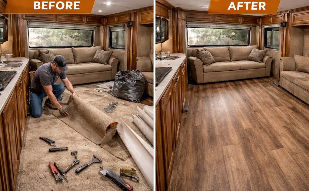 How to Replace Carpet in a Motorhome