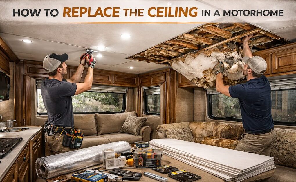How to Replace the Ceiling in a Motorhome