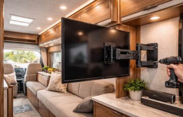 Installing a TV Mount in an RV