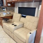 new recliner in Class A RV Interior Remodel 2
